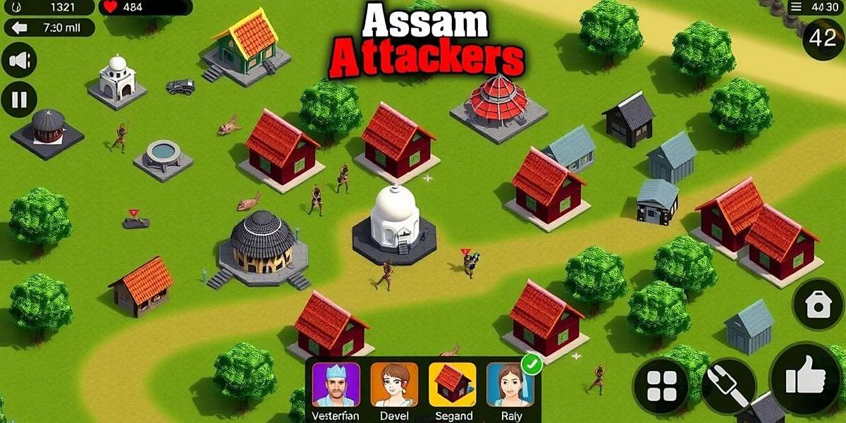 Assam Attackers gameplay showing strategic battles and village management